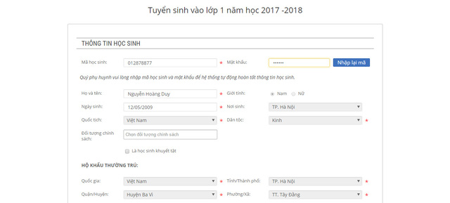 Cách đăng ký trực tuyến xét tuyển đầu cấp hiệu quả tại Hà Nội - 5