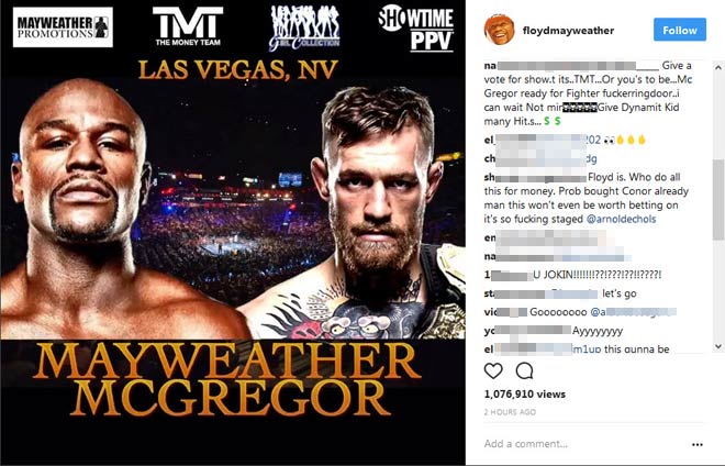 Chốt Mayweather - McGregor tỷ đô: Làng boxing chao đảo - 3