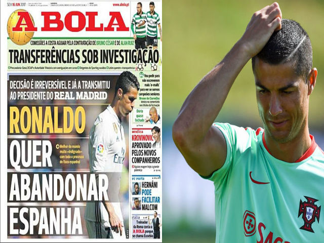 Nóng: Ronaldo bất ngờ muốn rời Real Madrid, giá 157 triệu bảng