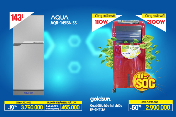 Xua tan nắng nóng tại điện máy HC - 2