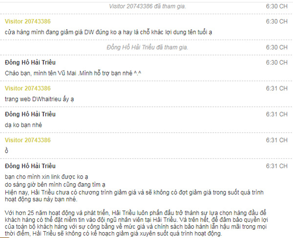 Cảnh báo: Mạo danh đồng hồ Hải Triều lừa đảo khách hàng - 3