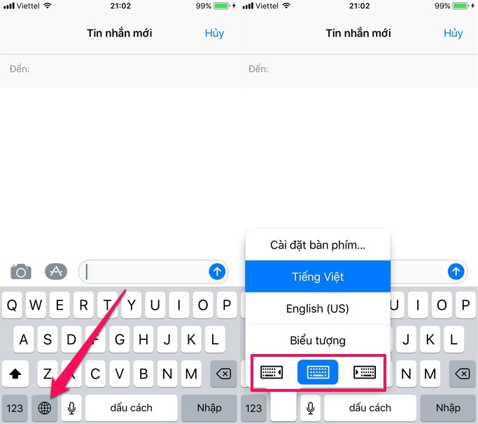Hướng dẫn sử dụng bàn phím một tay trên iOS 11 - 1