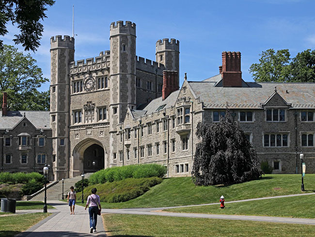 8. Đại học Princeton, điểm số toàn cầu 86.2/100.