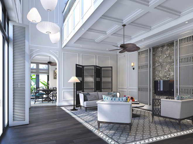 Độc đáo kiến trúc Đông Dương tại biệt thự song lập Vinhomes Riverside – The Harmony - 1