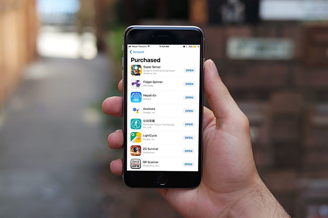 Cách kiểm tra các ứng dụng đã mua từ App Store trên iOS 11 - 1