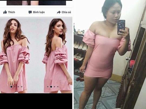 Cô gái “ngộp thở” vì chiếc váy “thảm họa mua hàng online” - 1
