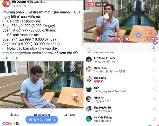 Hồ Quang Hiếu livestream hé lộ “tuổi thơ dữ dội” - 1