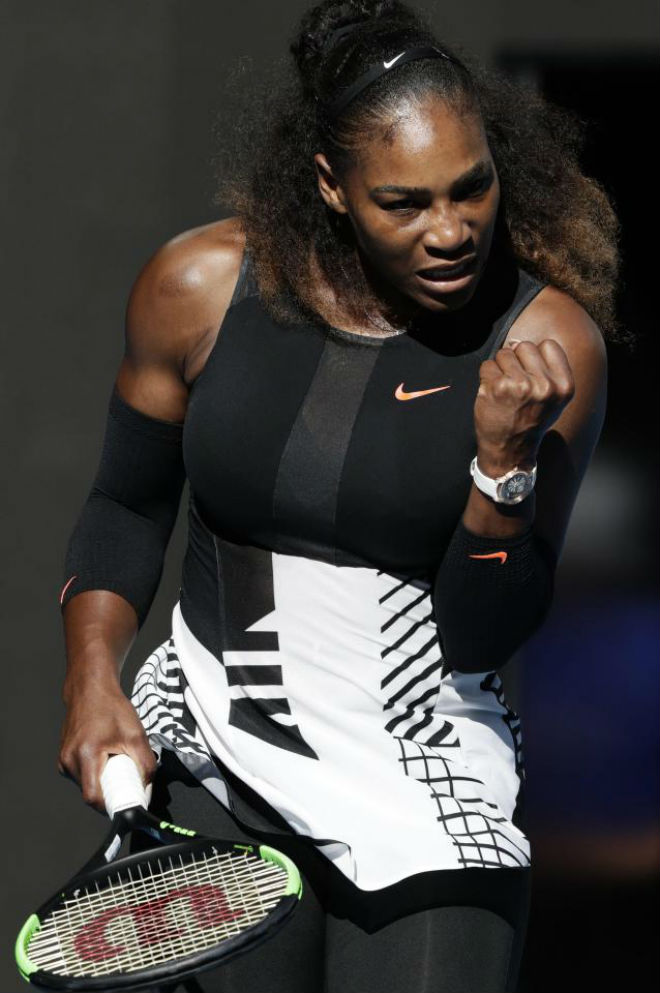 Serena gây bão: Cãi nhau với huyền thoại, khỏa thân khoe bụng bầu - 1