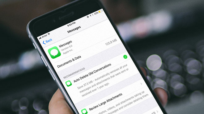 Thủ thuật iOS 11: Thiết lập cho iMessage tự xóa tin nhắn cũ - 1