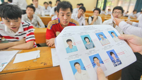 Đã "nhận diện" xong thí sinh trước giờ G - 6