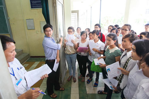 Đã "nhận diện" xong thí sinh trước giờ G - 7