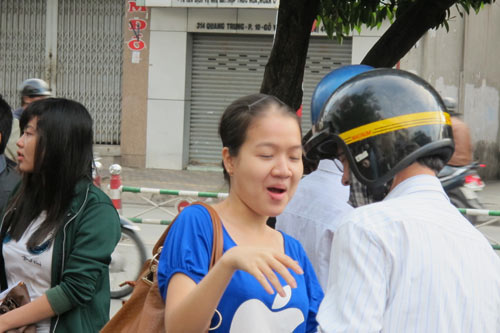 Thí sinh đã hoàn thành bài thi môn Toán - 21