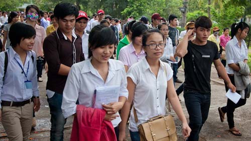 Thí sinh than đề Lý dài và khó - 4