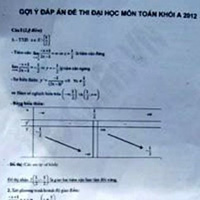 Tin tức trong ngày - Bắt sinh viên bán đáp án giả môn Toán