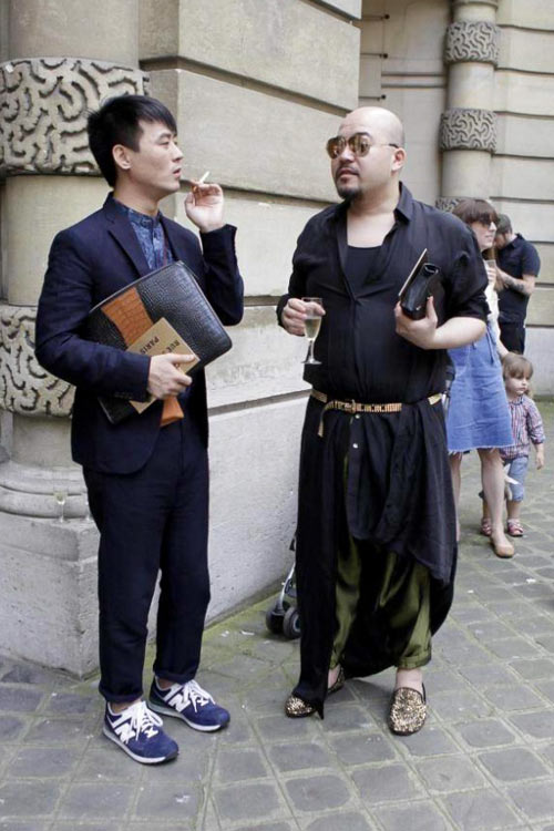 Những gã ngông bên lề Milan MFW 2013 - 17