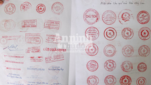 Phá "lò" sản xuất con dấu quy mô lớn - 1