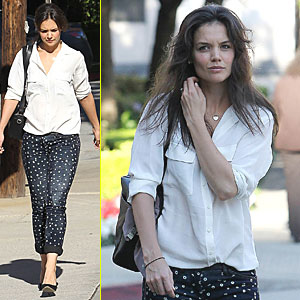 Katie Holmes lộ vòng 1 già nua, xập xệ - 9