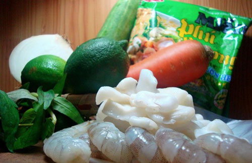 Gỏi miến ăn liền cực đặc biệt - 1