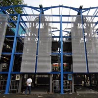 Ô tô - Xe máy - Giàn đỗ xe bằng thép hiện đại đầu tiên ở Hà Nội