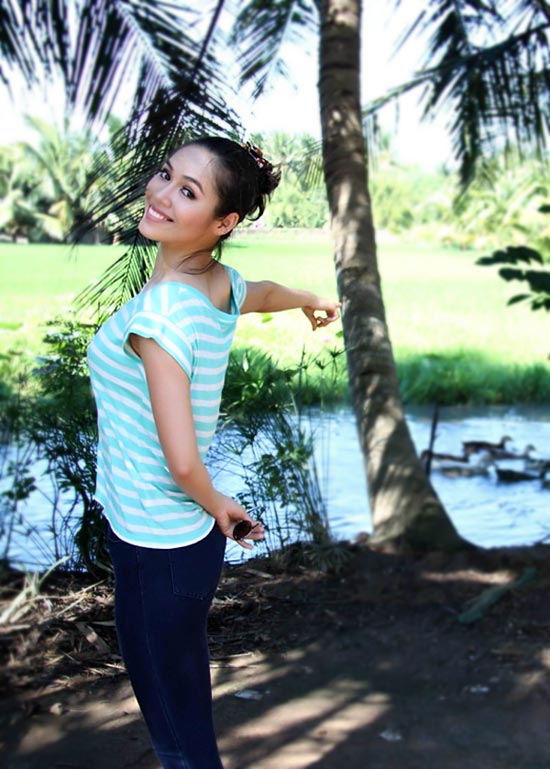 Hoàng My dịu dàng áo trắng - 8