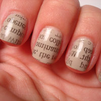 Bí quyết làm đẹp - Sơn móng tay theo phong cách nhà báo