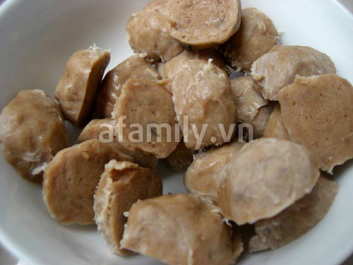 Cải thìa xào bò viên cho cơm chiều ngon - 5