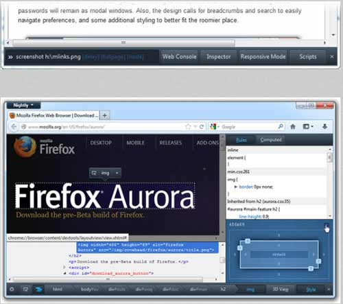 Firefox 15 Aurora: Những tính năng độc đáo dành cho nhà phát triển - 2