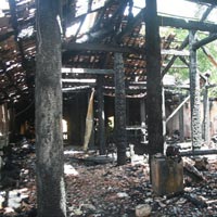 Tin tức trong ngày - Cháy chùa cổ Hội Sơn, chánh điện bị thiêu rụi