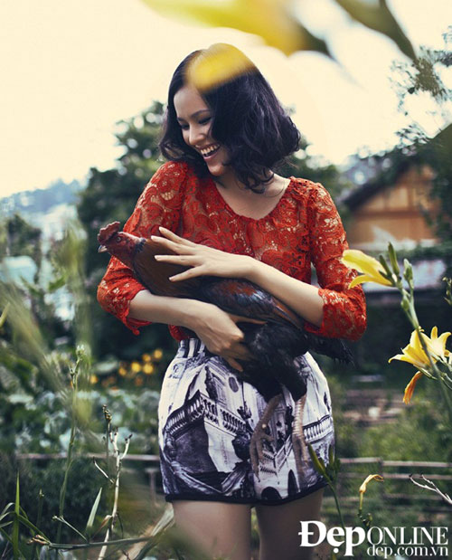 Tuyết Lan rạng rỡ trước khi đi Mỹ - 3