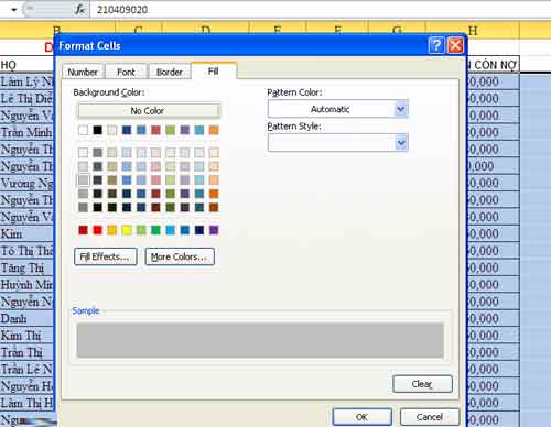 Vài thủ thuật nhỏ khi làm việc với Excel - 9