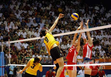 Bóng chuyền: Nghẹt thở trận cầu VN-Triều Tiên - 2