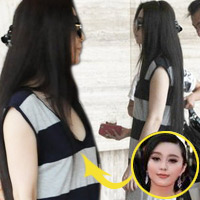 Hậu trường phim - Phạm Băng Băng khoe "màn hình phẳng"