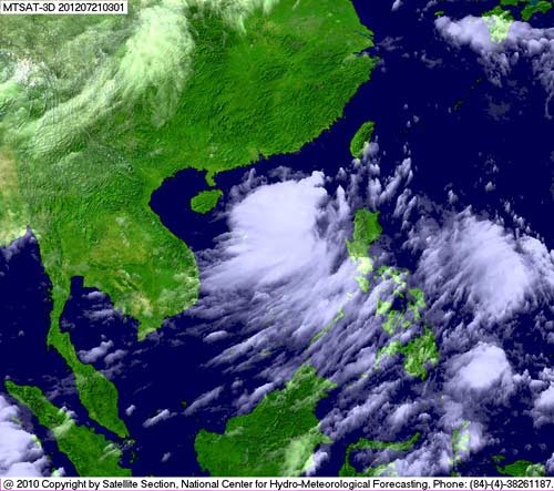 Áp thấp nhiệt đới sắp mạnh lên thành bão - 1