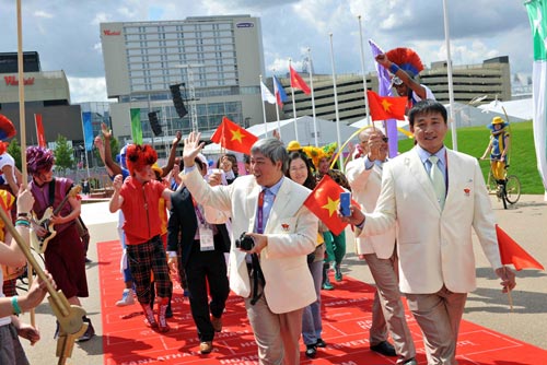 Lễ kéo quốc kỳ của đoàn Thể thao Việt Nam - 1