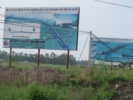 Cảnh hoang vu ở "siêu đô thị" Mê Linh - 4