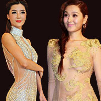 Người mẫu - Hoa hậu - Váy xuyên thấu "độc hại" của sao Hoa ngữ