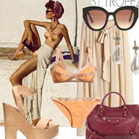 Xu hướng thời trang - Lựa chọn trang phục đi biển ngày cuối hè