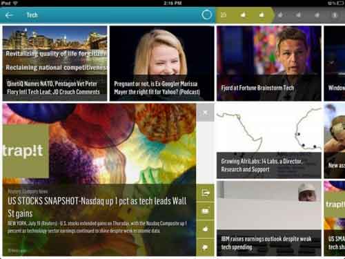 Trapit: Đối thủ đáng gờm của Flipboard trên iPad - 2