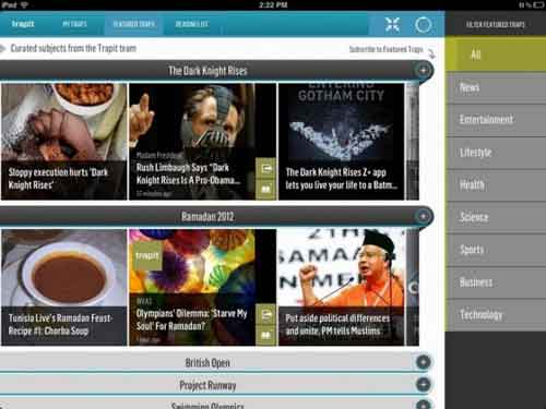 Trapit: Đối thủ đáng gờm của Flipboard trên iPad - 4