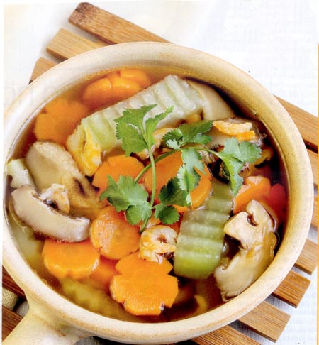 Miến thịt cua nấm thả giòn giòn rất ngon - 2