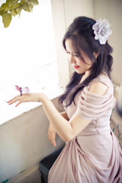 Phong cách dịu nhẹ của cô gái nữ tính - 3