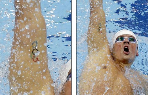 Cận cảnh hình xăm “độc” tại Olympic - 3