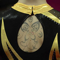 Olympic 2012 - Cận cảnh hình xăm “độc” tại Olympic