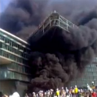 Tin tức trong ngày - Cháy lớn ở công trình khách sạn 5 sao