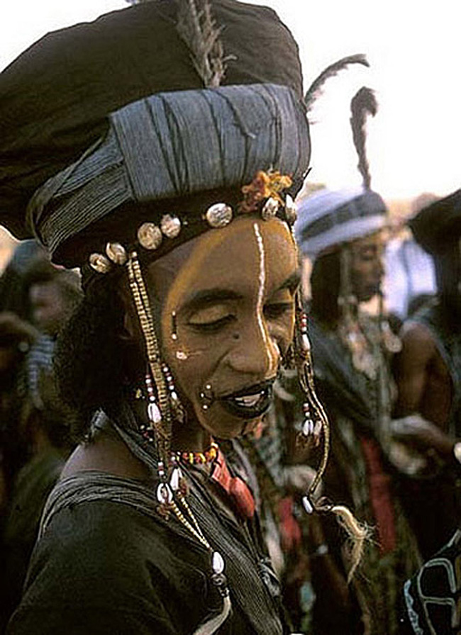 Những người đàn ông ở tộc Boroco đã tham dự cuộc thi nhan sắc tại Cộng hòa Niger.