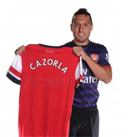 Cazorla chính thức gia nhập Arsenal