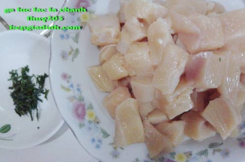 Gà lúc lắc lá chanh thật dễ làm - 2