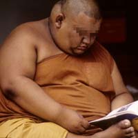 Sức khỏe đời sống - Nhà sư cũng bị... béo phì