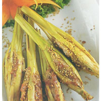 Ẩm thực - Nem nhồi sả nướng ngon lạ