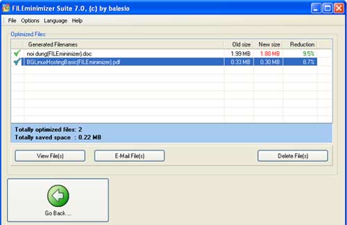 FILEminimizer - Tối ưu dung lượng tập tin văn phòng - 4